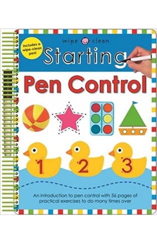 Starting Pen Control: Wipe Clean Spirals - Paperback